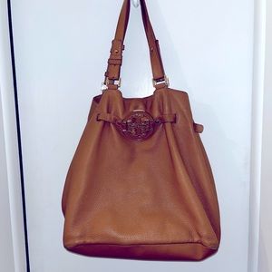 Camel Tory Burch Shoulder  Bag